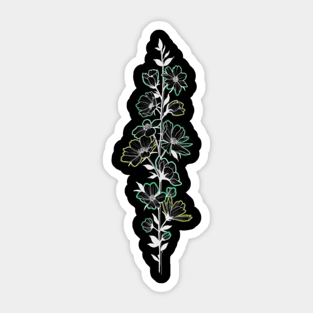 Flower vine Sticker by Rachellily